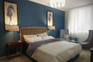 Стиль "Майями".Москва. Спальня