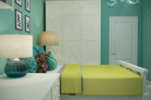 Стиль "Майями".Москва. "Детская"