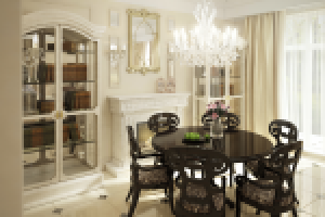 Стиль классика. Москва. Гостиная в апартаментах