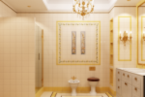 Стиль классика. Москва. Ванна в апартаментах