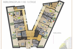 Проект реконструкции помещений - студенческое общежитие в Осло