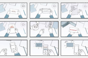 Раскадровка для рекламного ролика