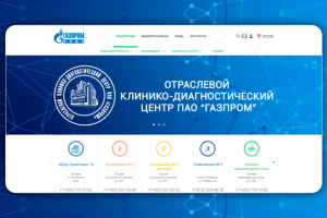 Портал для диагностического центра "ГАЗПРОМ"