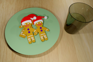 Новогодние печеньки