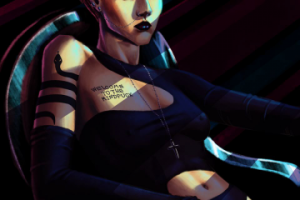 Дама в чёрном