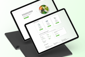 Лендинг для доставки еды