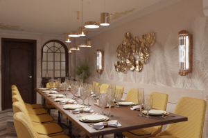 Интерьер зала кафе