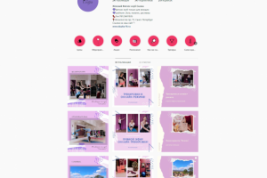 Ведение социальной сети женского фитнес-клуба