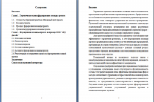 Дипломная работа на тему "Формирование команды проекта"