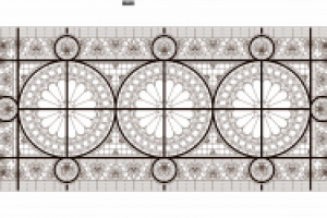 Витраж на световом потолке