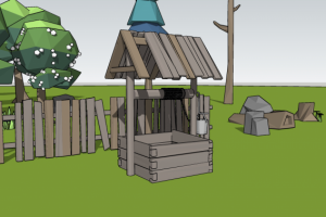 Low Poly окружение для игры