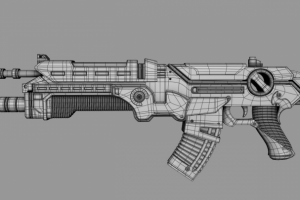 3д модель оружия