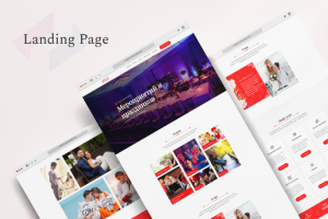 Landing Page для организация мероприятий