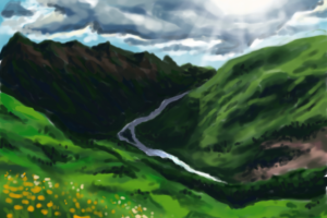 Горный пейзаж