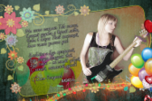 Поздравительная открытка С Днем Рождения!