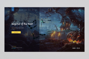 Сайт с хоррор контентом