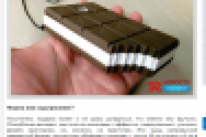 Шоколадная компьютерная мышь - гаджет для сладкоежек