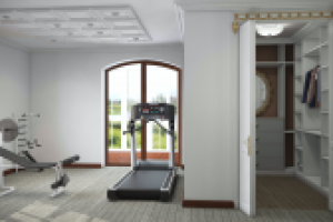 Визуализация интерьера коттеджа