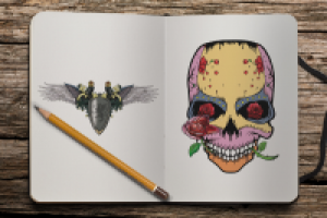 Эскизы тату\принтов на футболку