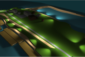 Портовая зона г. Красноярск