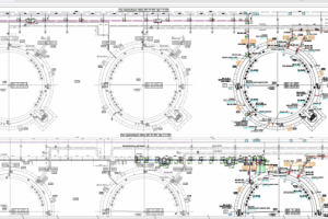 План и разрезы на резервуарный парк