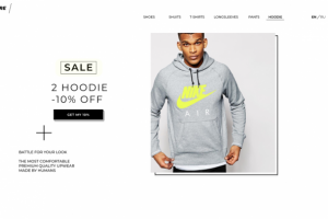 Интернет-магазин одежды Nike