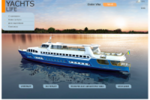 Промо-сайт яхт "Yachts Life"