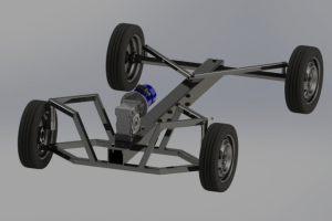 Отрисовка шасси для багги