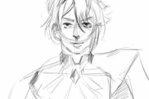 Скетч по пояс