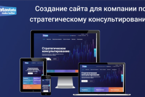 Создание сайта для компании по стратегическому консультированию