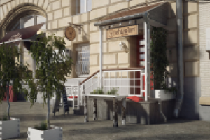 Дизайн входной группы бара-магазина "Хмельторг"