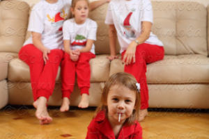 Семейный портрет в интерьере