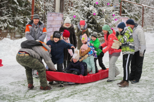 Репортаж с семейного спортивного праздника