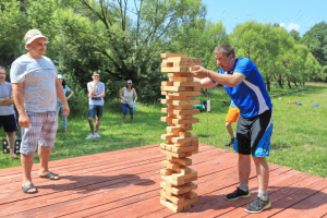 Репортаж с семейного спортивного праздника