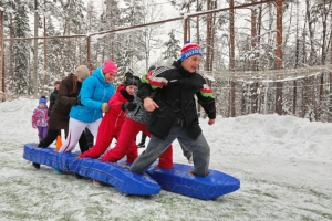 Репортаж с семейного спортивного праздника