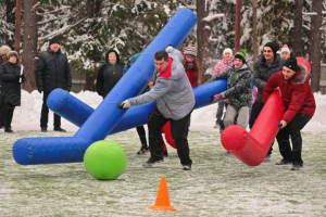 Репортаж с семейного спортивного праздника