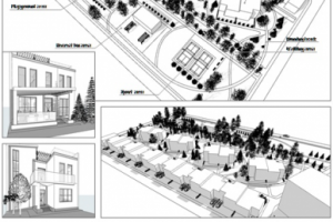 Клубный посёлок на 50 домов.
