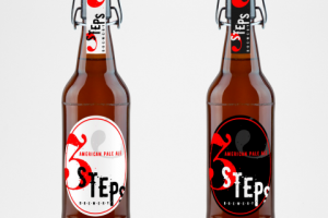 Айдентика для крафтовой пивоварни "3 Steps Brewery"