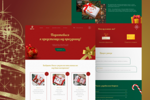 Landing page - New Year gift boxes #2