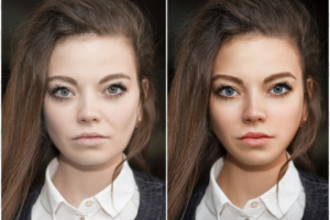 Ретушь девушки