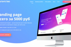 Не агентство - Лендинг под ключ