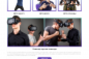 Лендинг - клуб виртуальной реальности