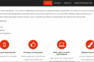 Лендинг разработчиков ПО