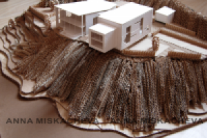 макет загородный дом