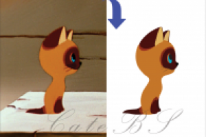 Отрисовка изображения из растра в вектор