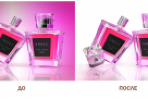 Обтравка на белый фон