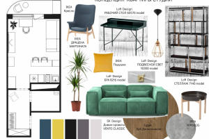 Концепция квартиры студии