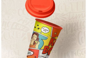 Паттерн на стакан в кофейню