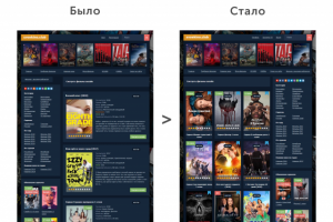Доработка сайта онлайн кинотеатра