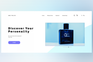 Лендинг духов:  Smell For Life"